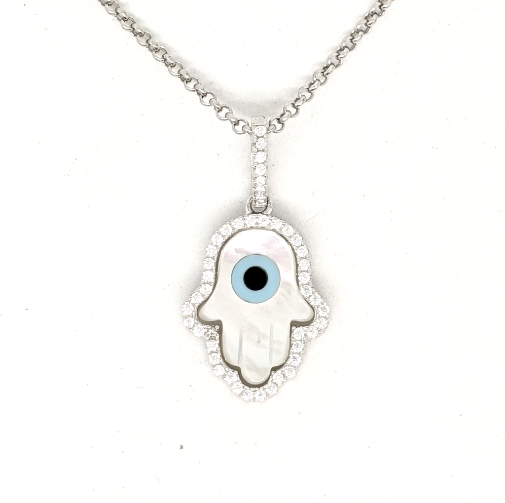 Evil Eye Necklace Two Sided